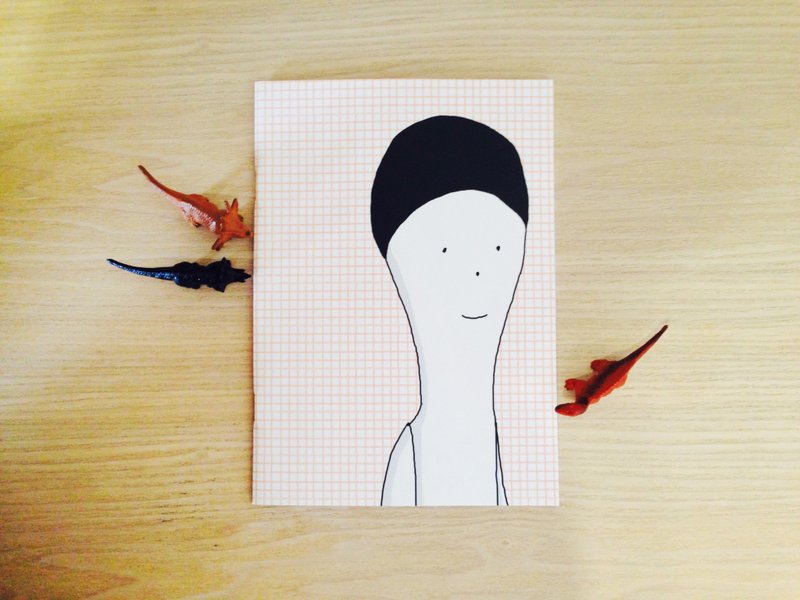 白怪兽 | A5空白笔记本 - 笔记本/手帐 - 纸 白色