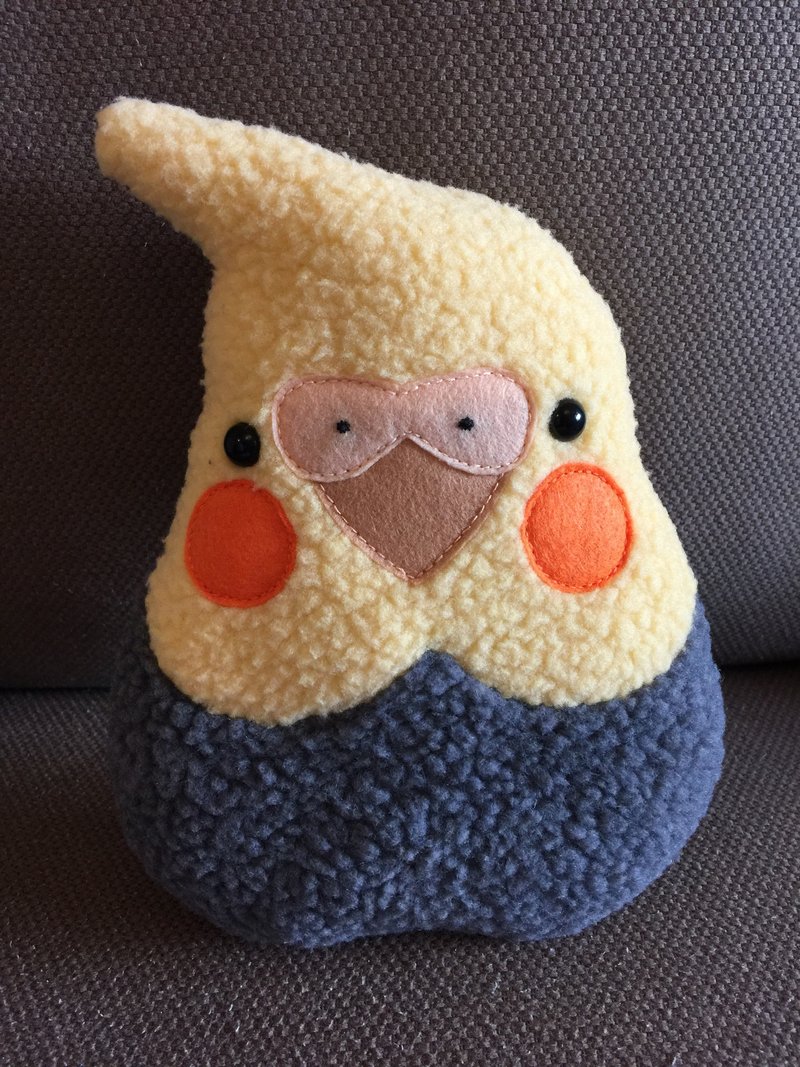 幸福限定。Happiness Only 。脸红红玄凤鹦鹉布偶 - 玩偶/公仔 - 其他材质 黄色