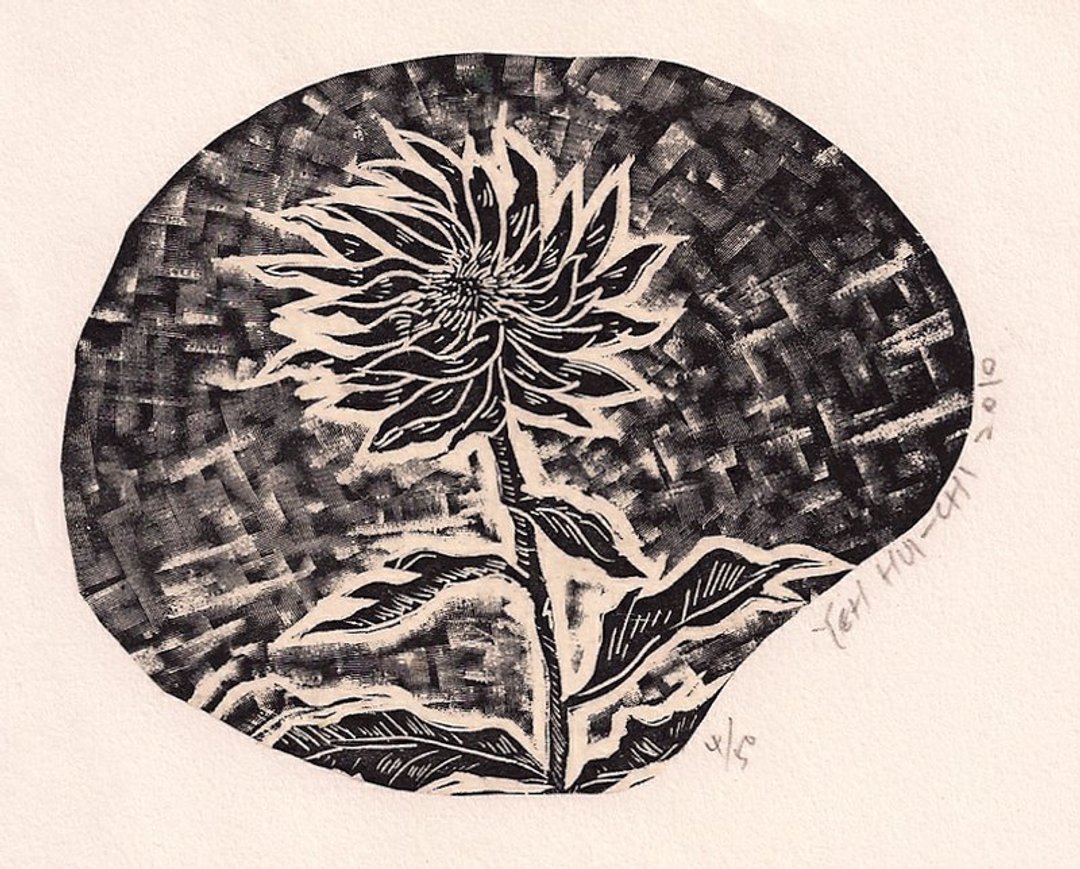迷你版画原作-花-2-叶慧琪 - 海报/装饰画/版画 - 纸 灰色