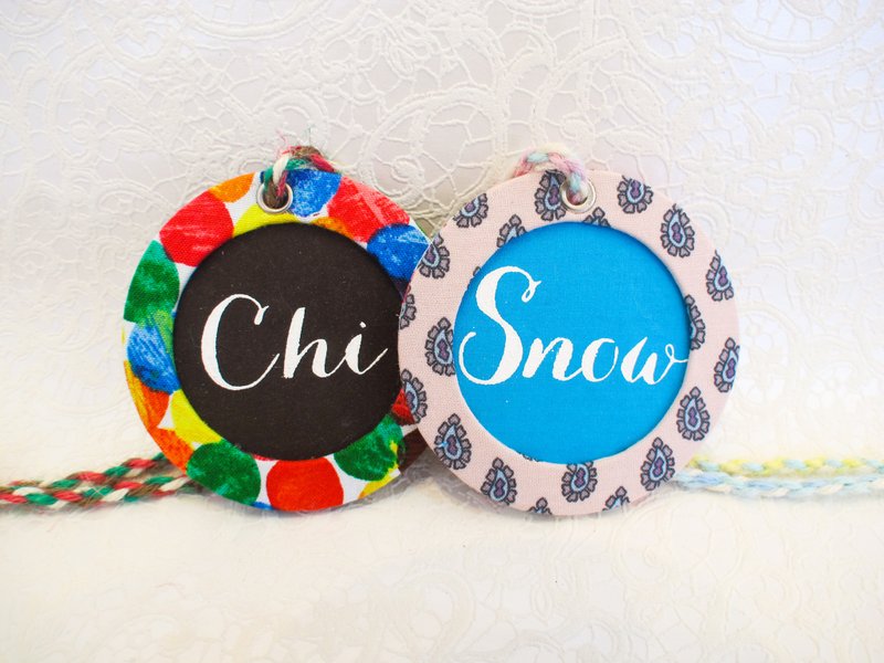 独家 -情人节礼物圆型吊牌 定制化 限量款 - 行李吊牌 - 其他材质 多色