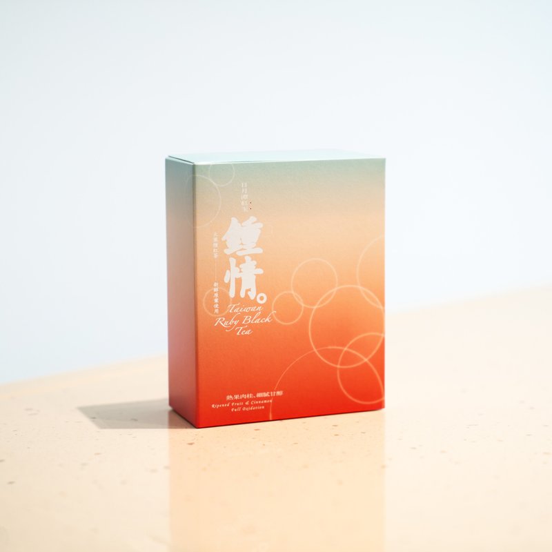 【日月潭 红玉】大叶种红茶 台湾原叶立体袋茶 30入 - 茶 - 新鲜食材 红色