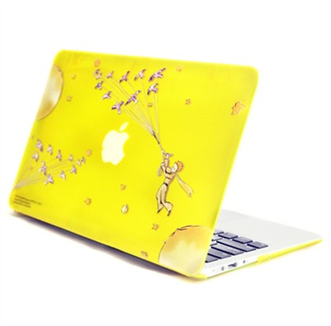 小王子授权系列-带我去旅行《 Macbook 12寸/ Air 11寸 专用 》水晶壳 - 平板/电脑保护壳 - 塑料 黄色