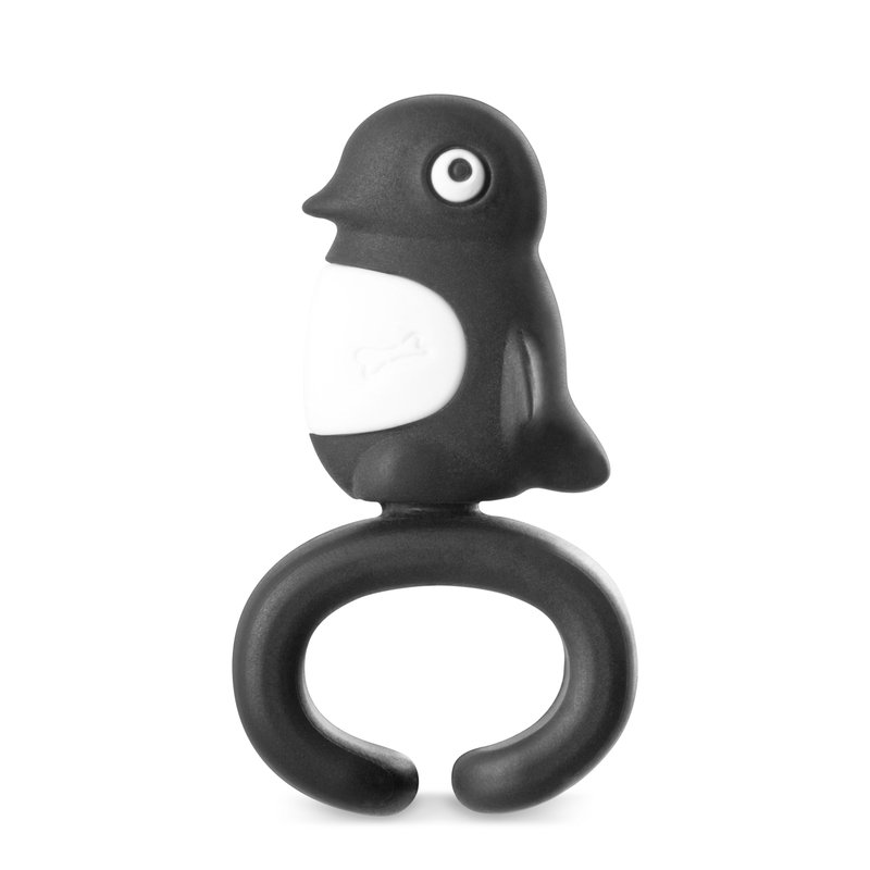 经典造型茶包扣-Maru 企鹅 - 咖啡杯/马克杯 - 硅胶 黑色