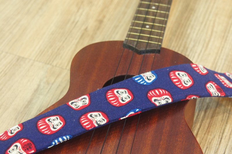 【达摩不倒翁】乌克丽丽背带成品 - 吉他配件 - 其他材质 蓝色