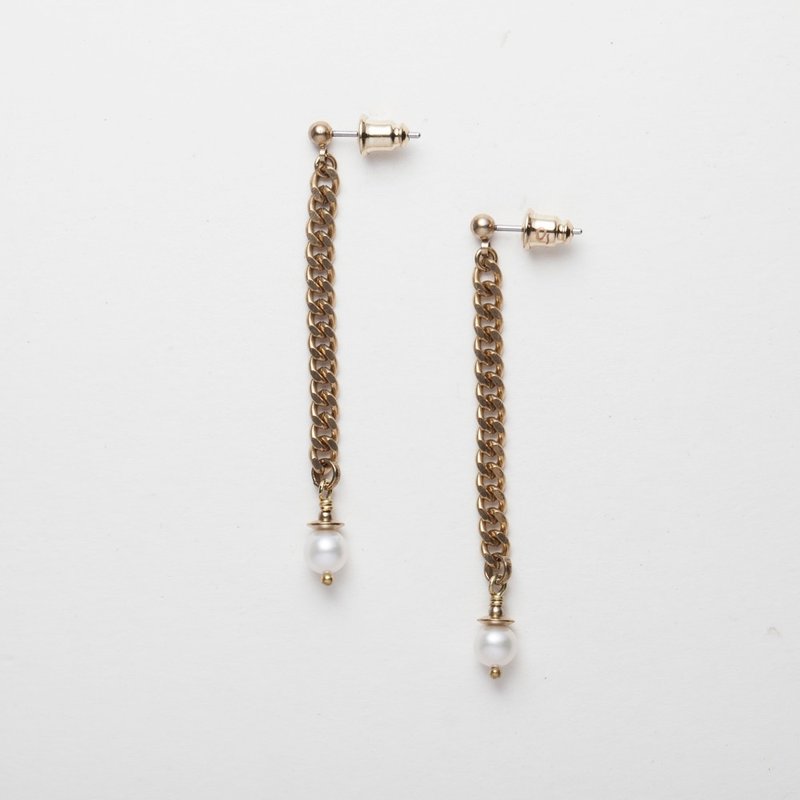 简单自我耳环 Simply Me - 耳环/耳夹 - 宝石 金色