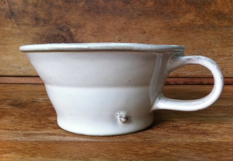 Yarnkarn手工瓷器系列/ 昆虫汤杯 - 厨房用具 - 瓷 白色