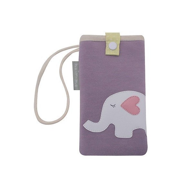 hairmo。爱心象手提手机包(深紫/浅紫)  - 手机壳/手机套 - 其他材质 紫色