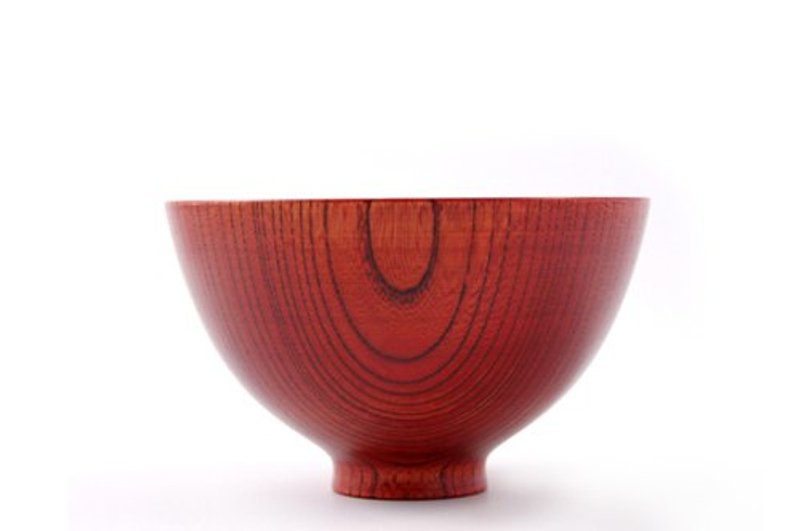 喜八工房 Free Bowl (L) - 碗 - 木头 红色