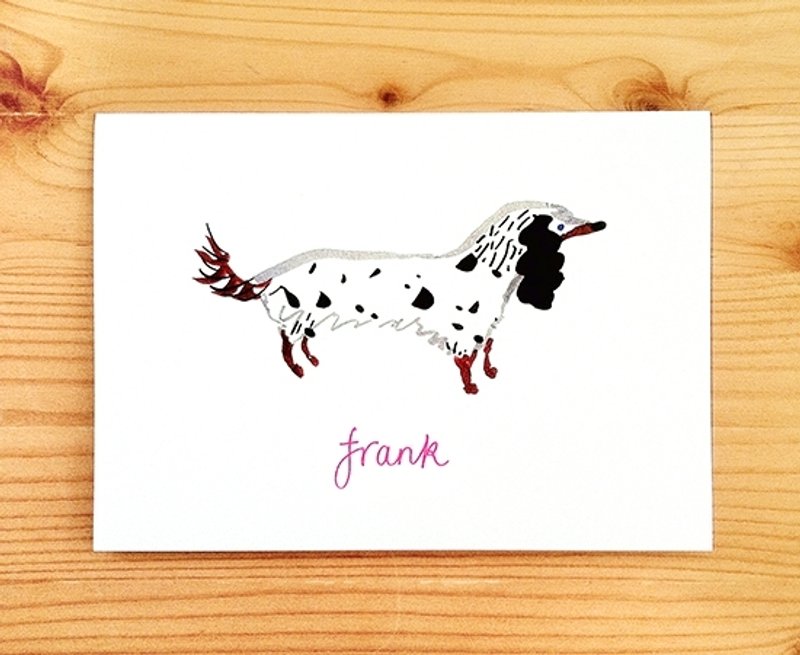 全球插画家系列 - Nina Cosford Greeting Card "FRANK" - 卡片/明信片 - 纸 