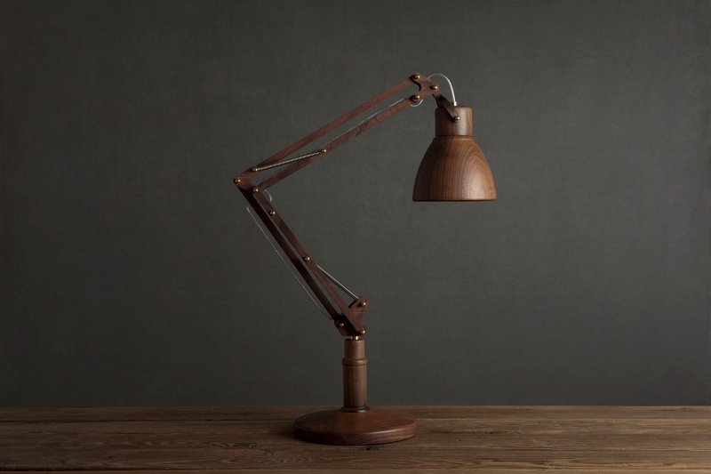 Wood Task Lamp / WALNUT - 灯具/灯饰 - 木头 咖啡色