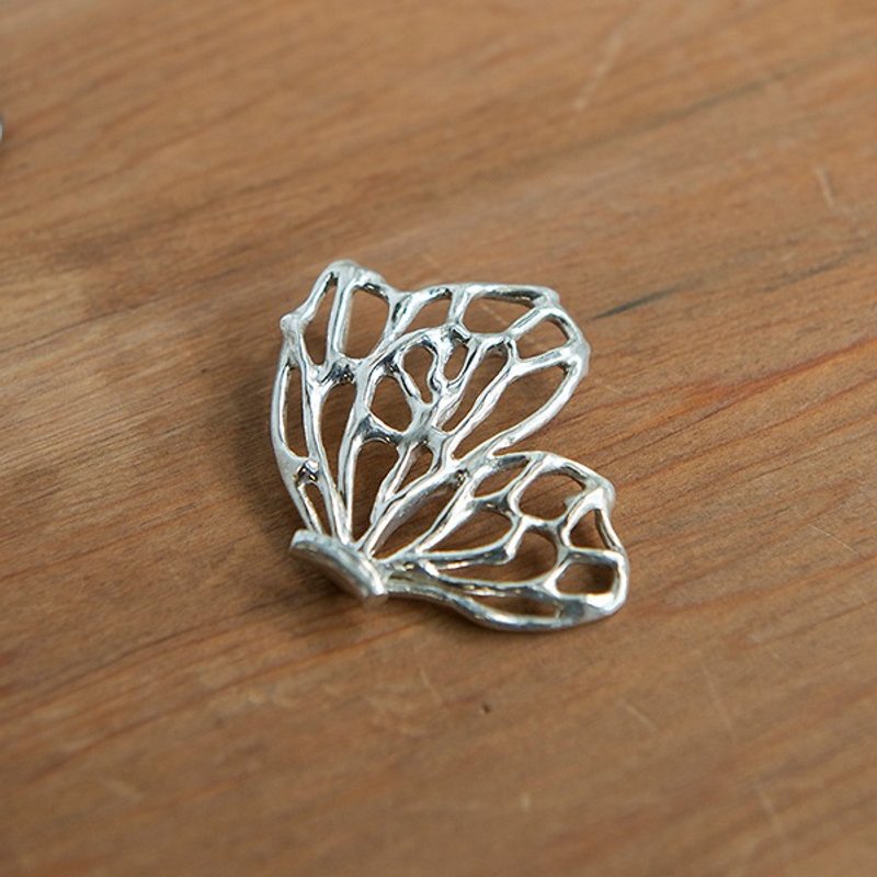 蝴蝶制造计划之二 925银 坠子 - 项链 - 其他金属 黑色