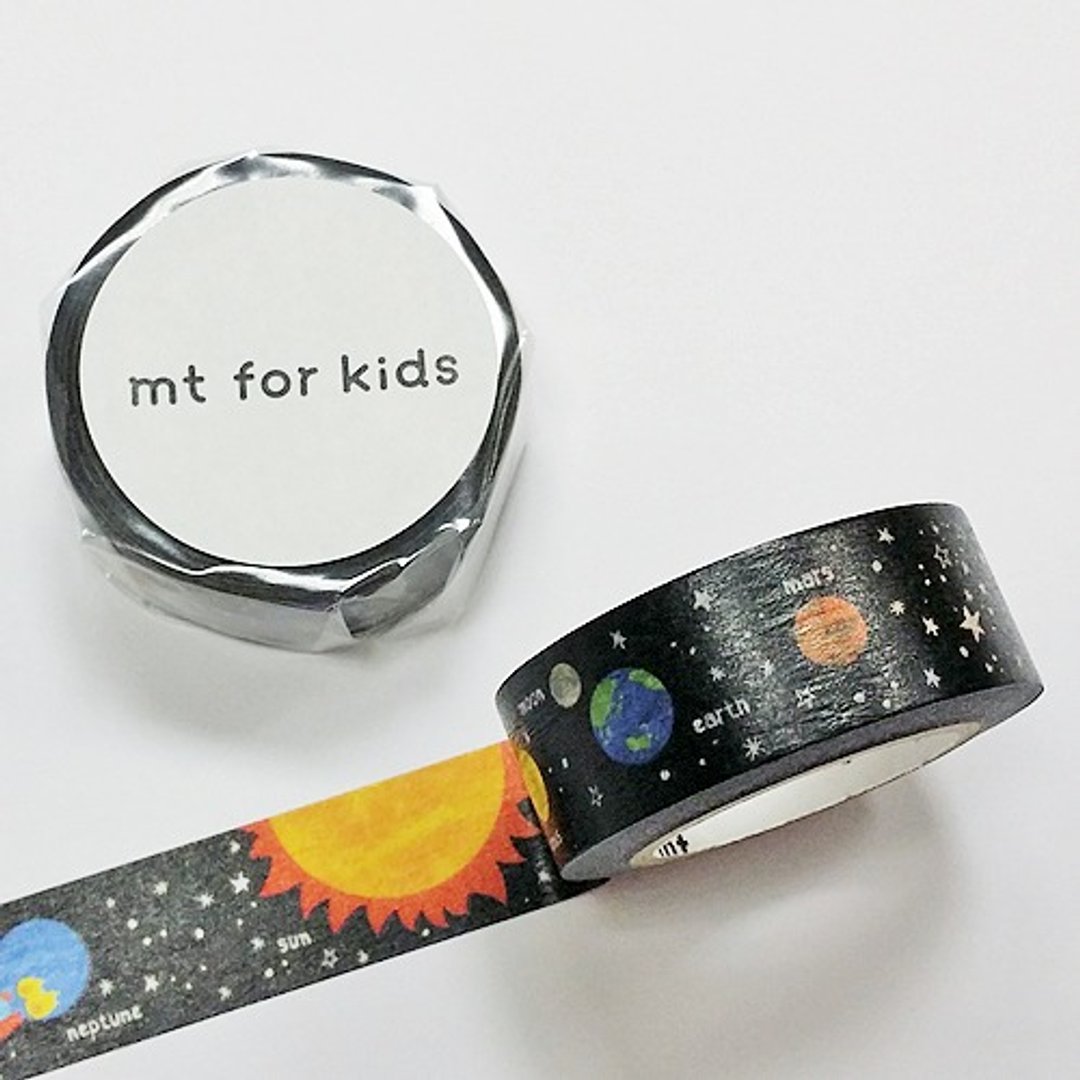 mt 和纸胶带 KIDS【宇宙行星(MT01KID022)】 - 纸胶带 - 纸 多色