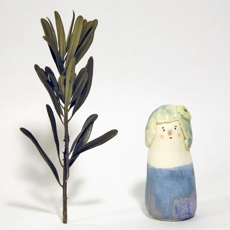 ［手感陶作］华生mi:99个女孩之4 - 花瓶/陶器 - 其他材质 蓝色