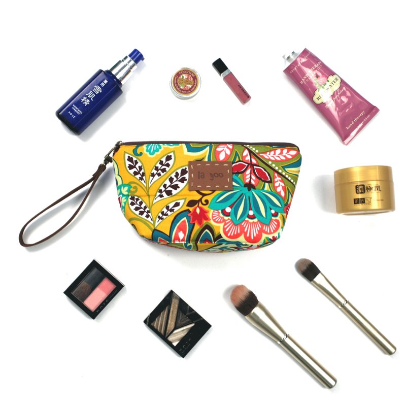 飘浮两用笔袋/化妆包/杂物包 - 化妆包/杂物包 - 其他材质 黄色