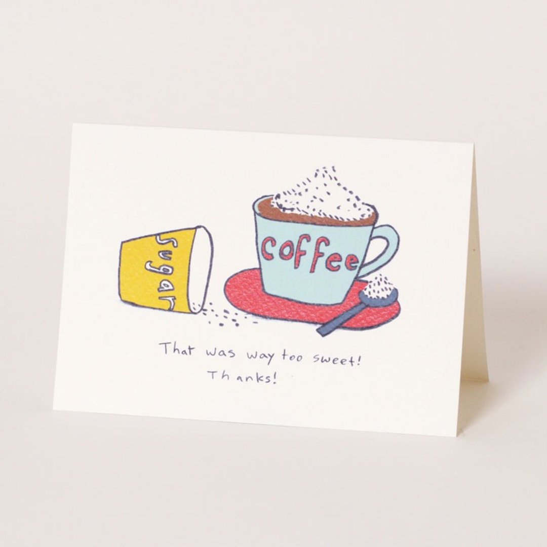 甜甜的卡 1套2张 Sweet card set - 卡片/明信片 - 纸 多色