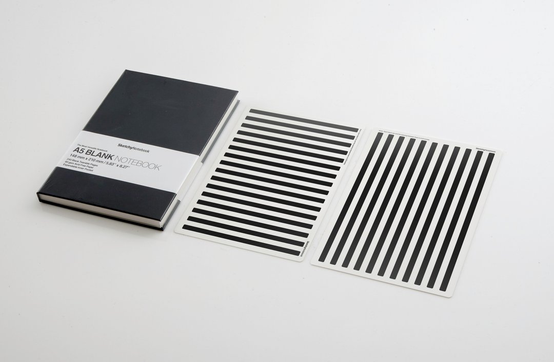 SketchyNotebook 笔记本: Kickstarter(黑)版本/一款型版 - 笔记本/手帐 - 纸 黑色