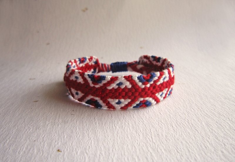 英伦风情 幸运绳编织手环 - 手链/手环 - 棉．麻 多色