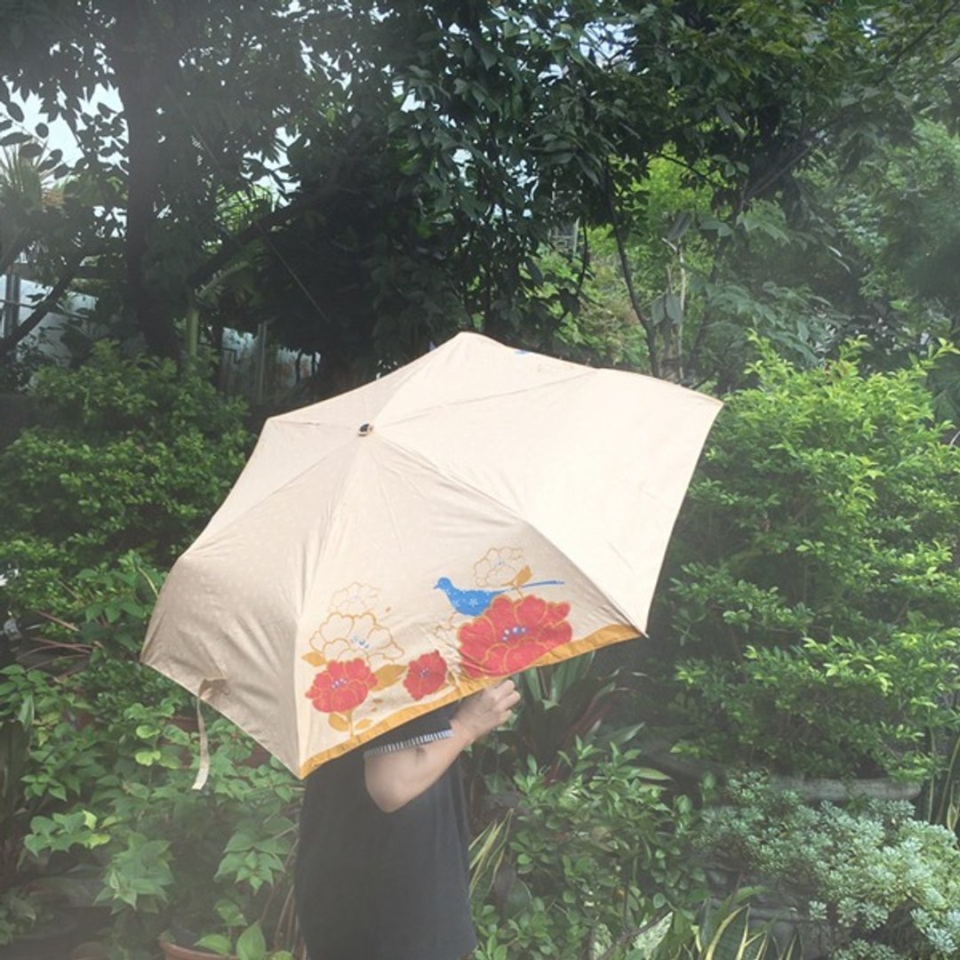/Puputraga//蓝鹊之声/抗uv银胶遮光/超轻量 - 雨伞/雨衣 - 防水材质 金色
