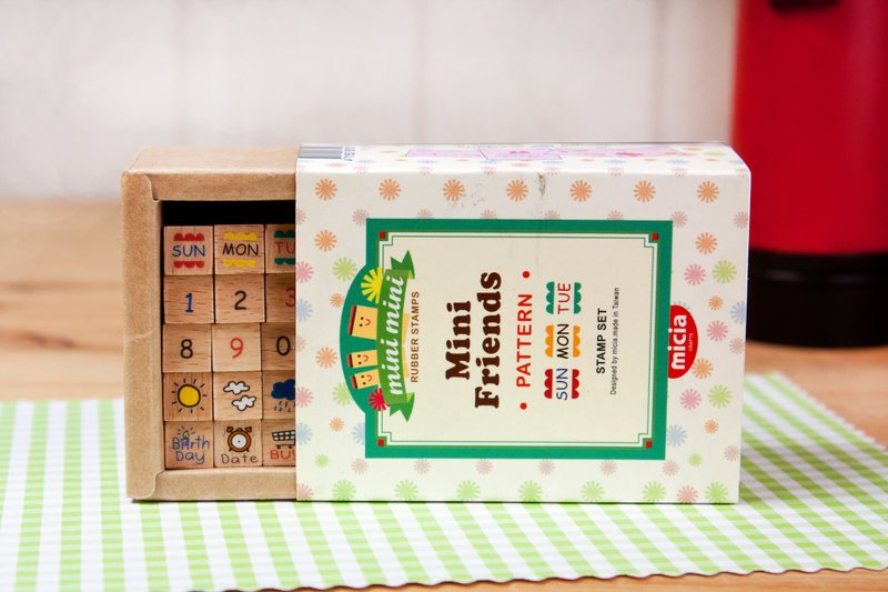 星期记事 印章组 - 印章/印台 - 其他材质 