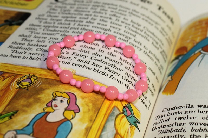 女孩的脸颊★夜光手炼 - 手链/手环 - 其他材质 粉红色