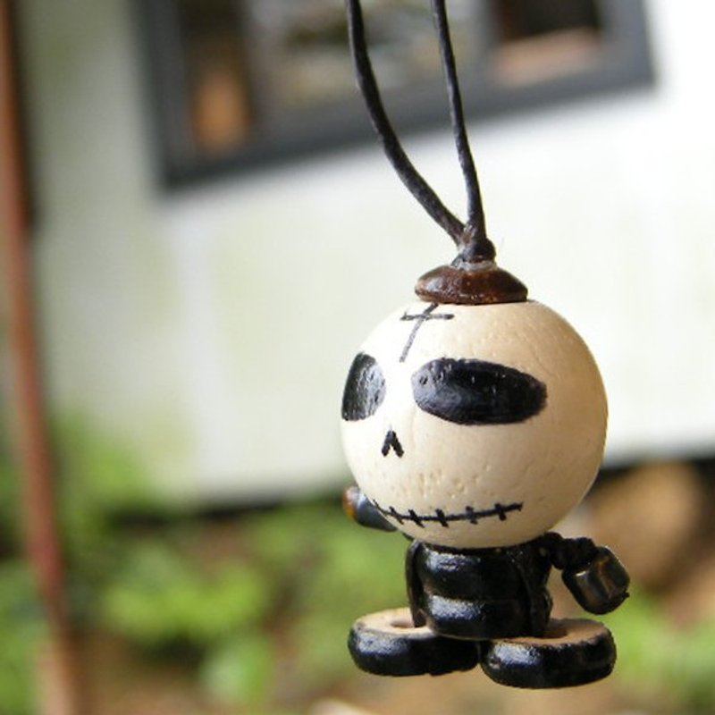 木珠彩绘娃娃NO.047 - 吊饰 - 木头 