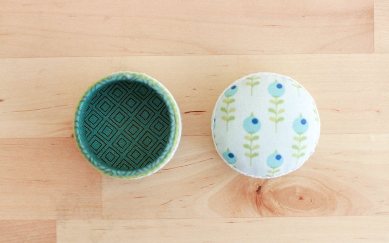 鱼骨花咬咬。手工马卡龙布盒兼具实用与可爱的存在 - 其他 - 其他材质 绿色