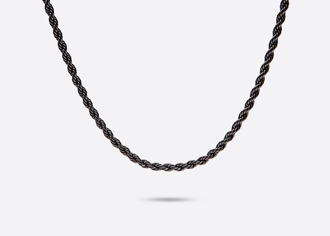 GOOTS / 5MM Twisted-Chain Necklace 5MM麻花链条项链 - 项链 - 其他金属 