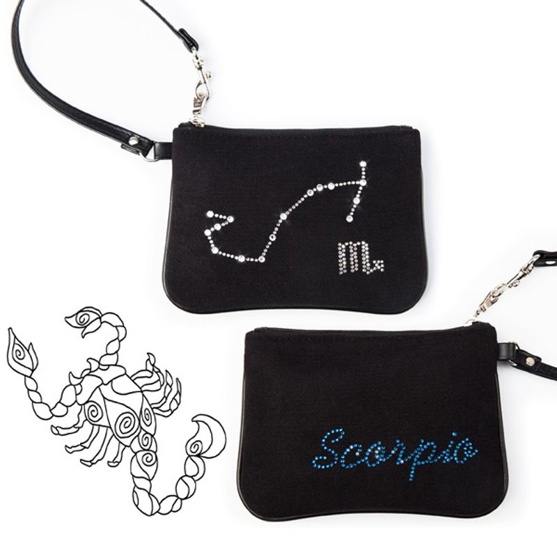 【GFSD】水钻精品-12星座手提包 - 手提包/手提袋 - 其他材质 黑色