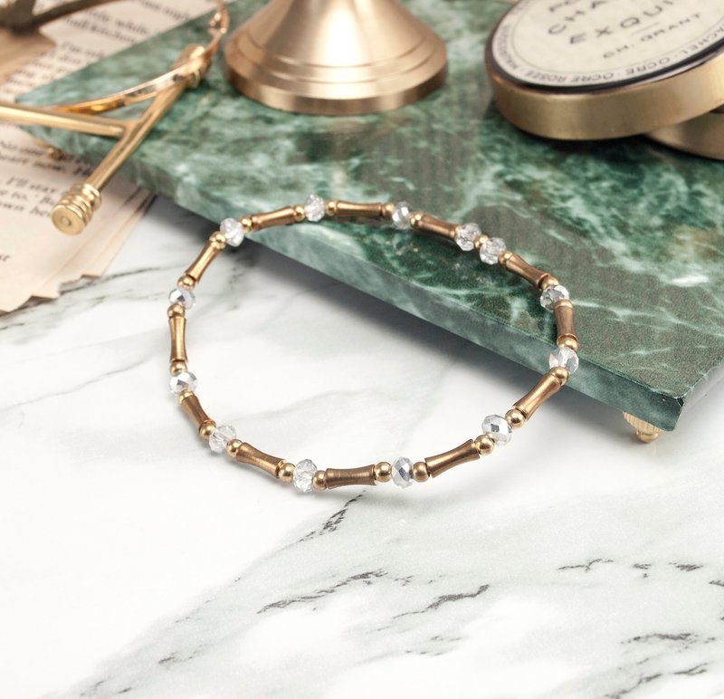 // La Don // 【中世纪-黄铜-微骨】 - 手链/手环 - 其他材质 金色