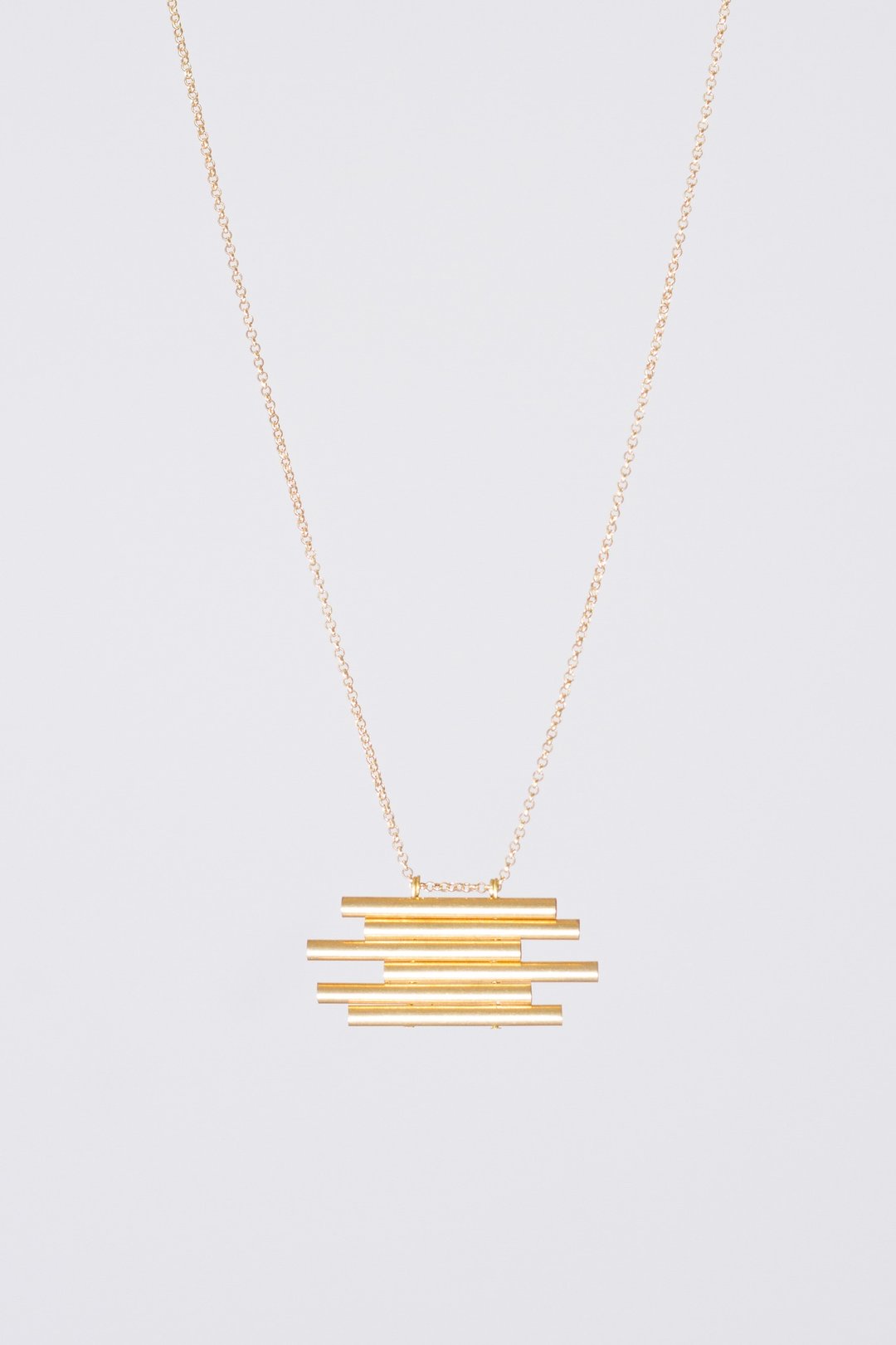LOOPORIGINAL Gold Pipe [Gold Pipe黄铜项链] - 项链 - 其他金属 金色