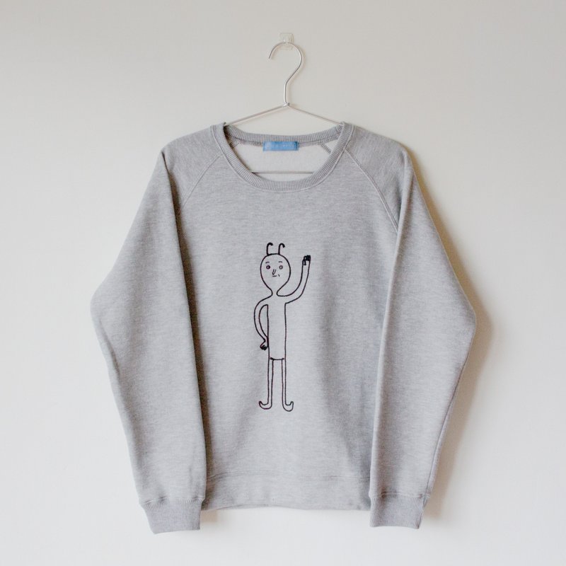 哈啰！ / 冬天长袖衣服 - 女装上衣 - 其他材质 灰色