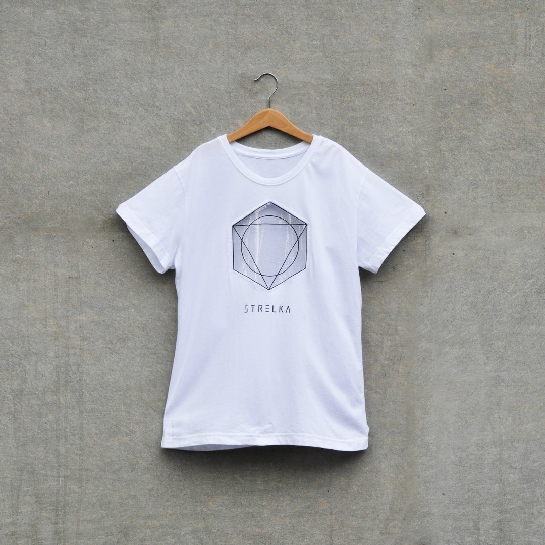 STRELKA Logo T - 中性连帽卫衣/T 恤 - 其他材质 白色