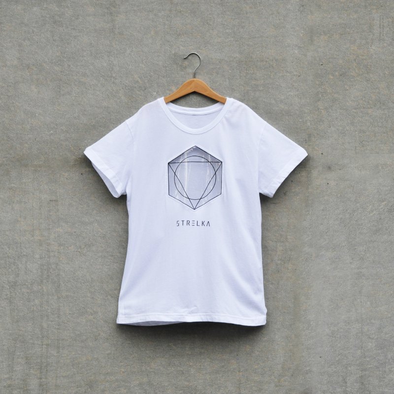 STRELKA Logo T - 中性连帽卫衣/T 恤 - 其他材质 白色