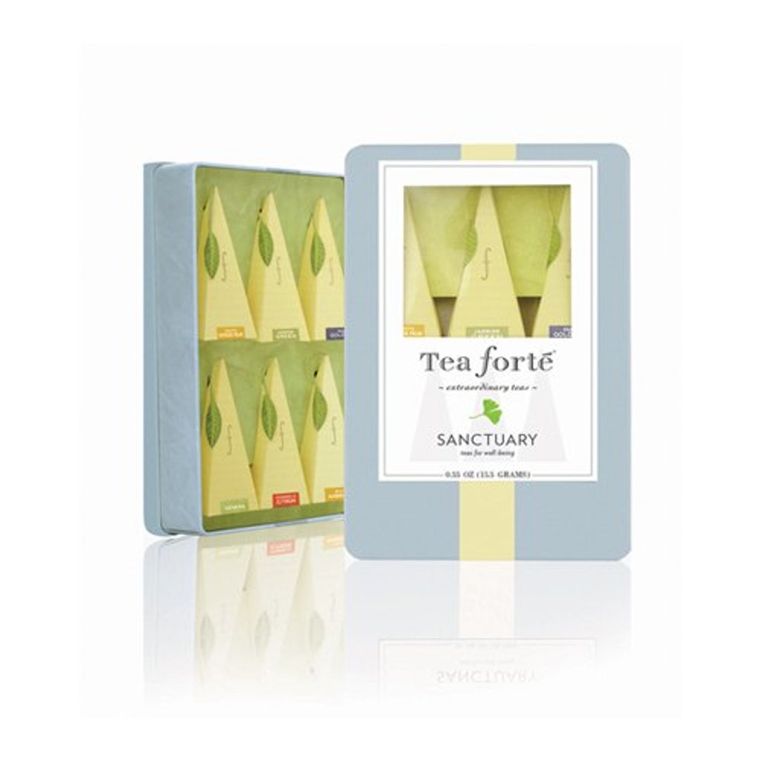 Tea Forte 太上养生6入丝质茶包 Medium Tin - SANCTUARY - 茶 - 植物．花 