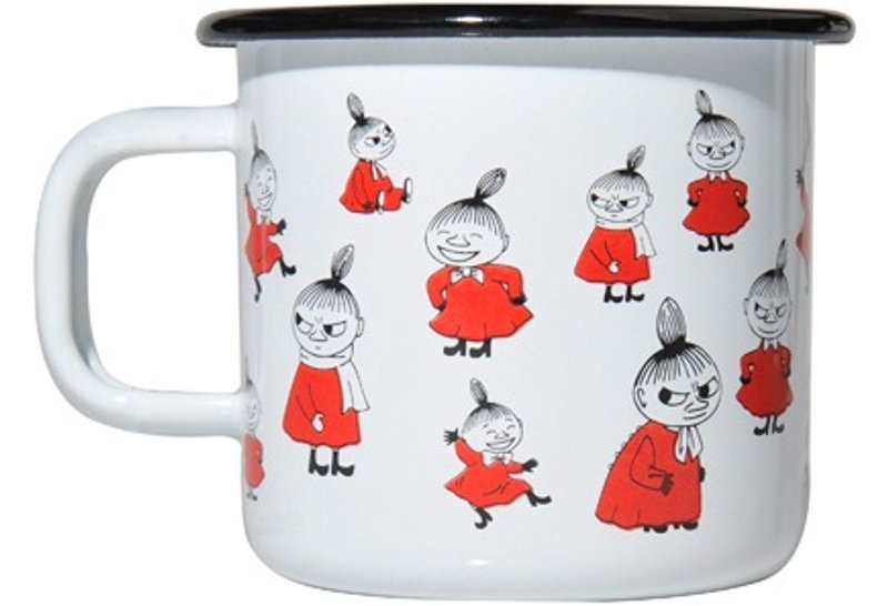 绝版款Moomin芬兰噜噜米珐琅马克杯3.7 dl (爱摆pose小不点) - 咖啡杯/马克杯 - 珐琅 白色