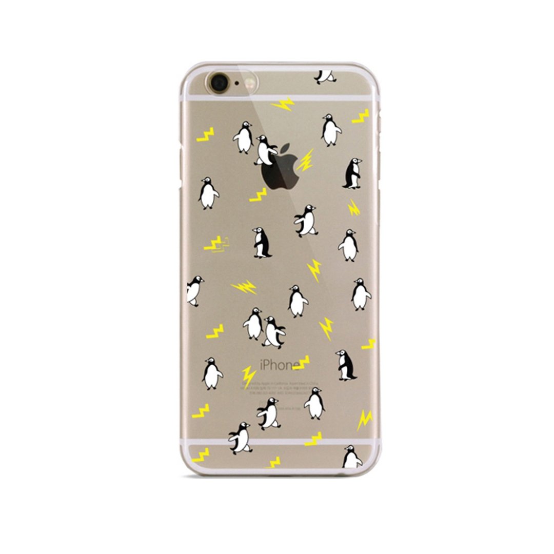 女孩寓所 :: wiggle wiggle x iphone 6 plus 透明手机壳-酷企鹅 - 手机壳/手机套 - 塑料 黑色