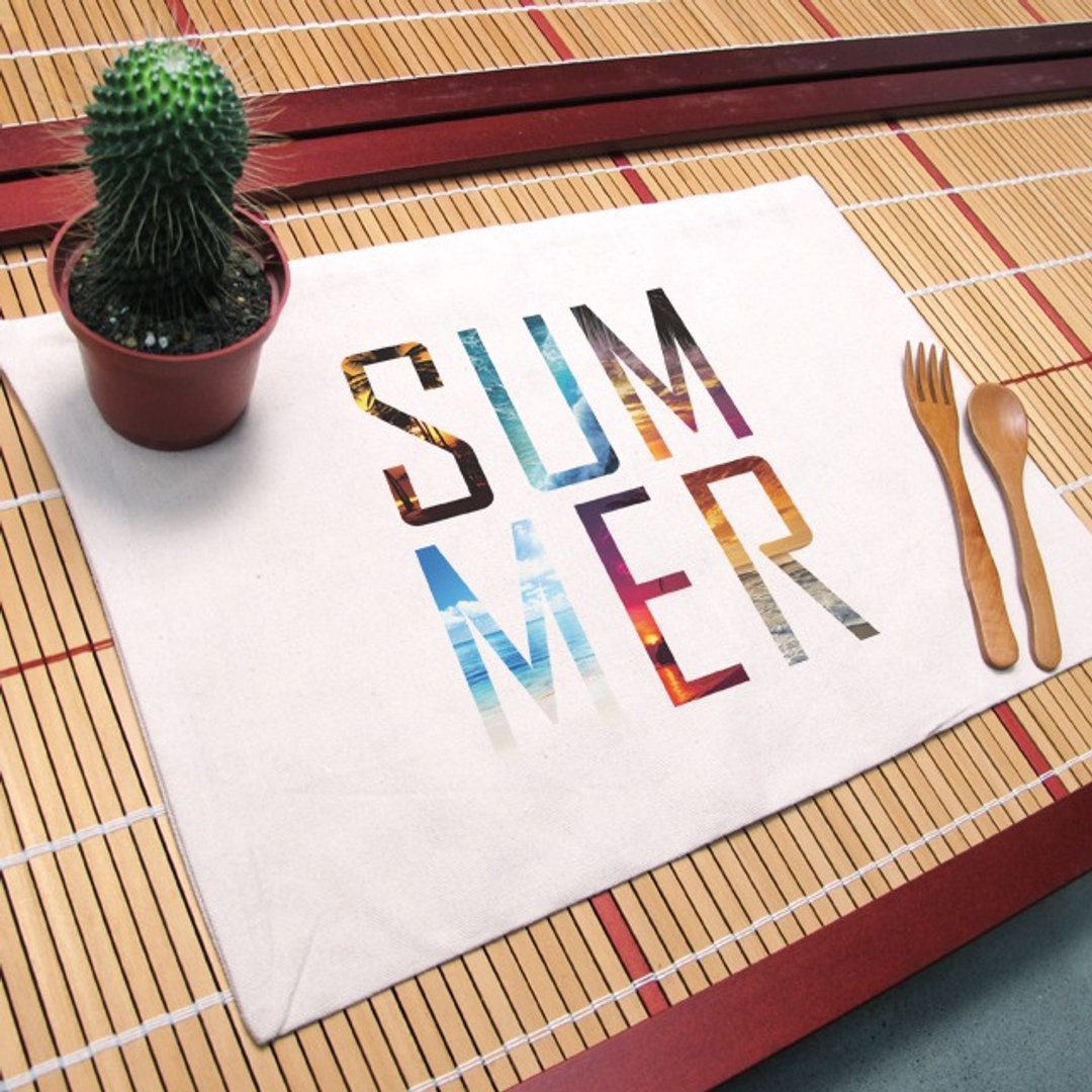 SUMMER夏日美景 野餐趣 文创风餐垫 - 餐垫/桌巾 - 其他材质 