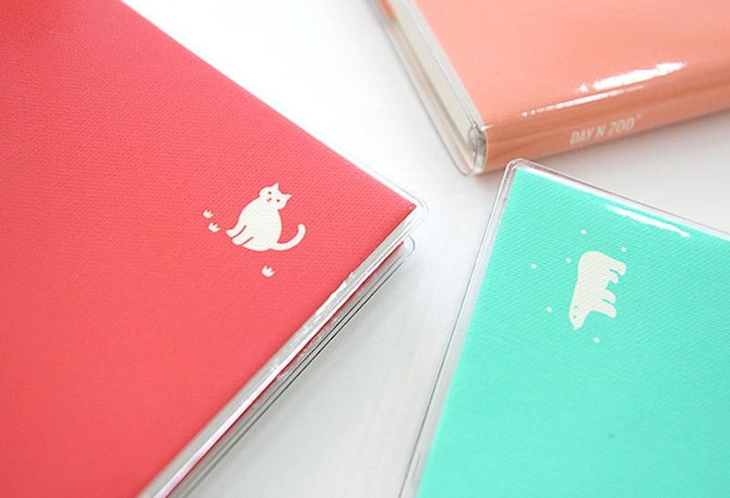韩国【minibus】2015手帐  ZOO DIARY DAILY 动物 每日日记本 (预购) - 笔记本/手帐 - 纸 多色