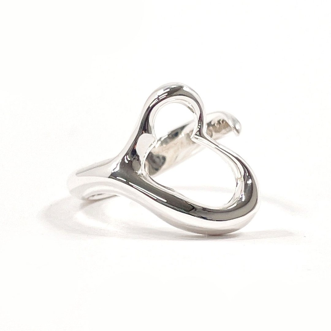 【日本直购 二手美品】9号 蒂芙尼 TIFFANY&Co. 戒指 经典心形 艾尔莎·柏 લે蒂 银 925 - 戒指 - 纯银 银色