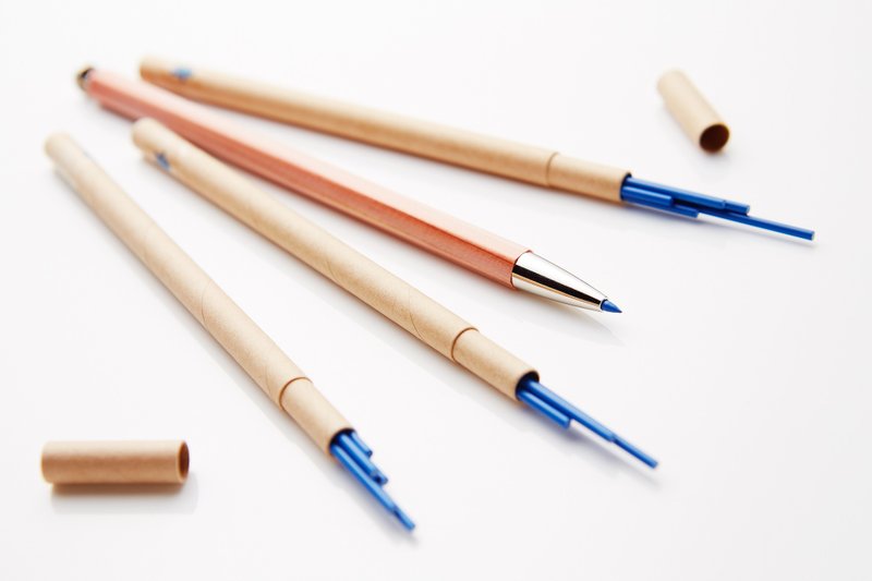 日本北星 大人的铅笔 2mm笔芯 青色 5支装 - 其他书写用品 - 木头 蓝色