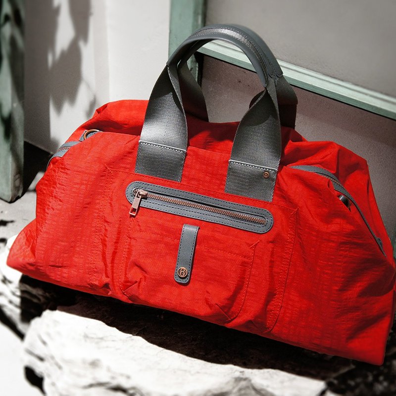 BAGMIO PLATO WEEKEND 旅行袋-绯红 - 行李箱/行李箱保护套 - 聚酯纤维 红色