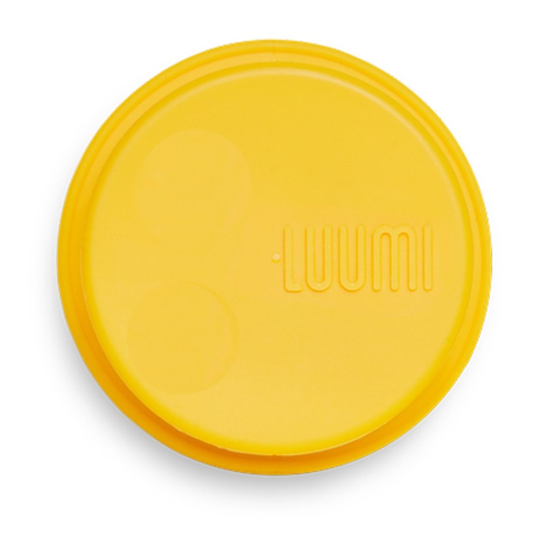 加拿大LUUMI Sealed Lids 密封盖 黄 - 环保吸管 - 硅胶 黄色