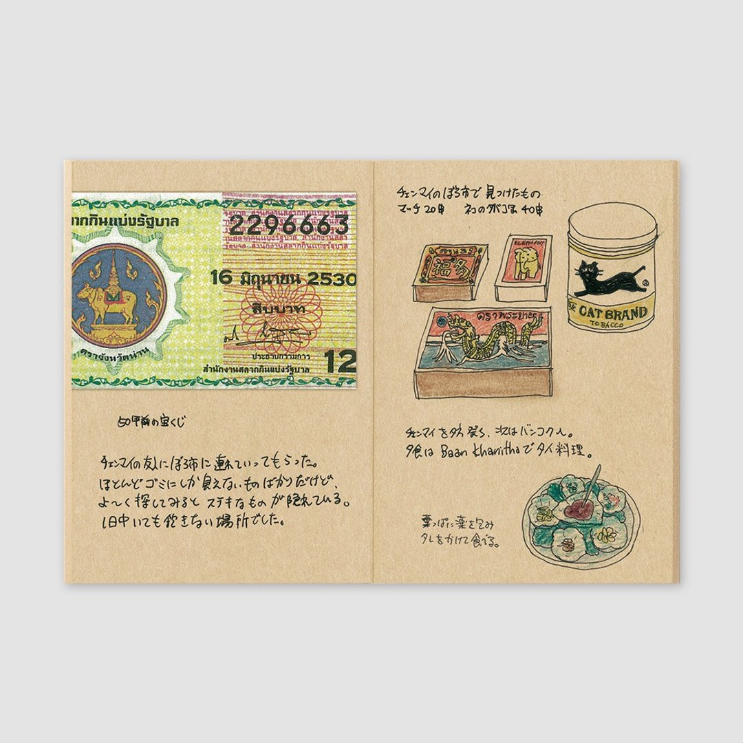 Traveler's Notebook PA SIZE 补充包 - 牛皮纸 009 - 笔记本/手帐 - 纸 多色