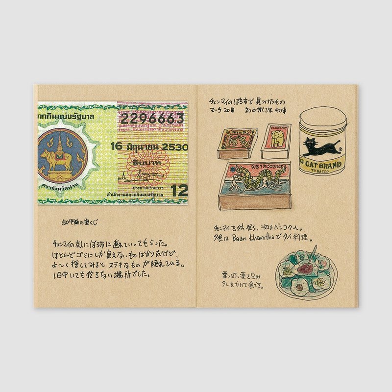 Traveler's Notebook PA SIZE 补充包 - 牛皮纸 009 - 笔记本/手帐 - 纸 多色