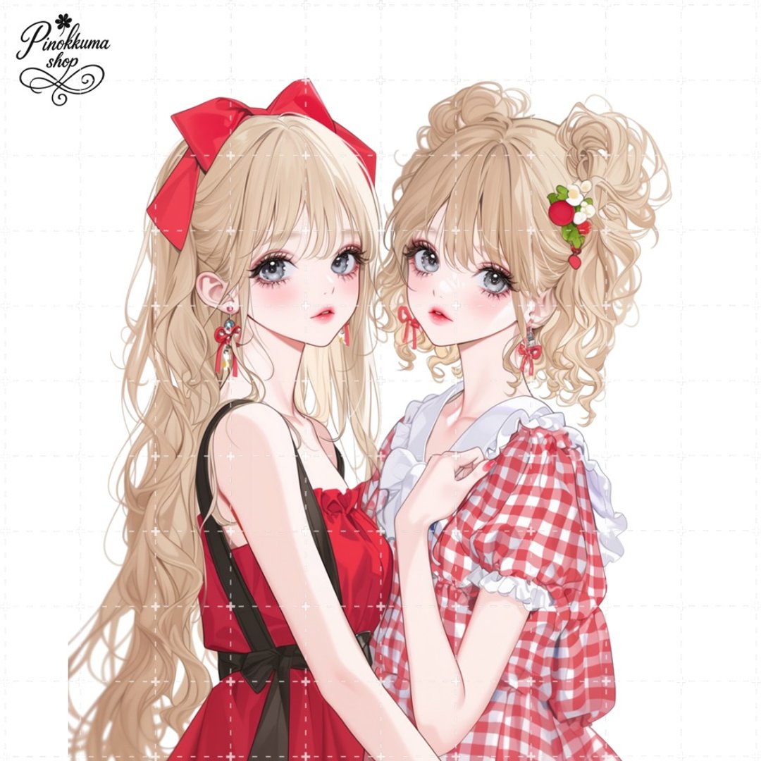 人物贴纸 女孩贴纸 拼贴素材 - 贴纸 - 纸 
