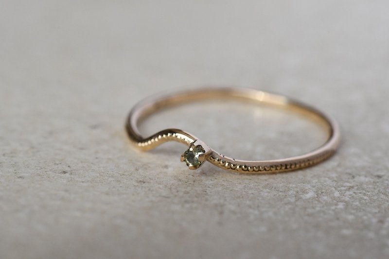 追寻光芒 橄榄石 - 戒指 - 其他金属 金色