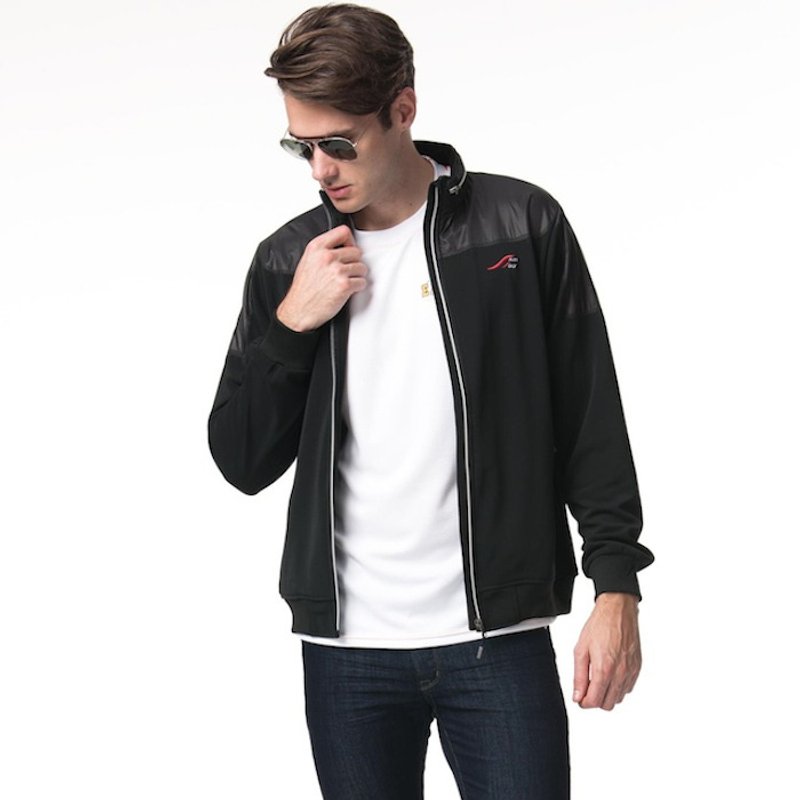 运动休闲夹克外套 - 女装西装外套/风衣 - 聚酯纤维 黑色