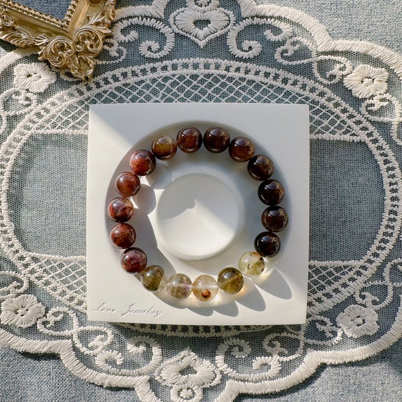 极光 23 天然水晶能量手链手串 // 山与珠宝手作 Studio - 手链/手环 - 水晶 多色