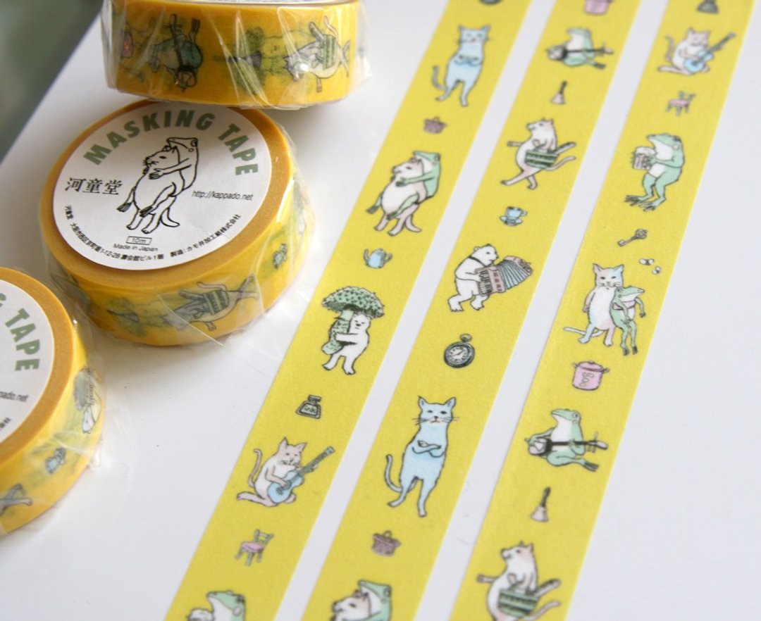 Masking tape (yellow) - 纸胶带 - 纸 黄色