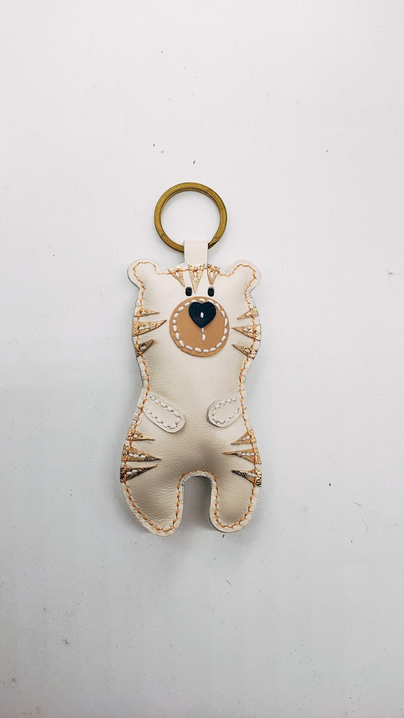 牛皮小金虎吊饰 - 吊饰 - 真皮 透明